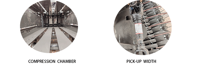 Presse à foin à trois cordes