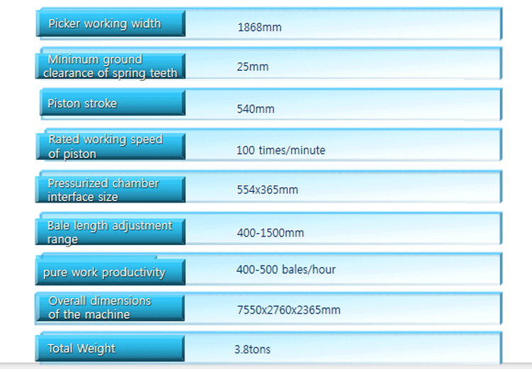 Presse à balles carrées à trois cordes 1845XD Presse à balles carrées à trois cordes 1845XD